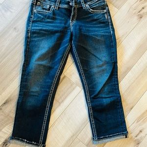 Silver Suki Mid Capri